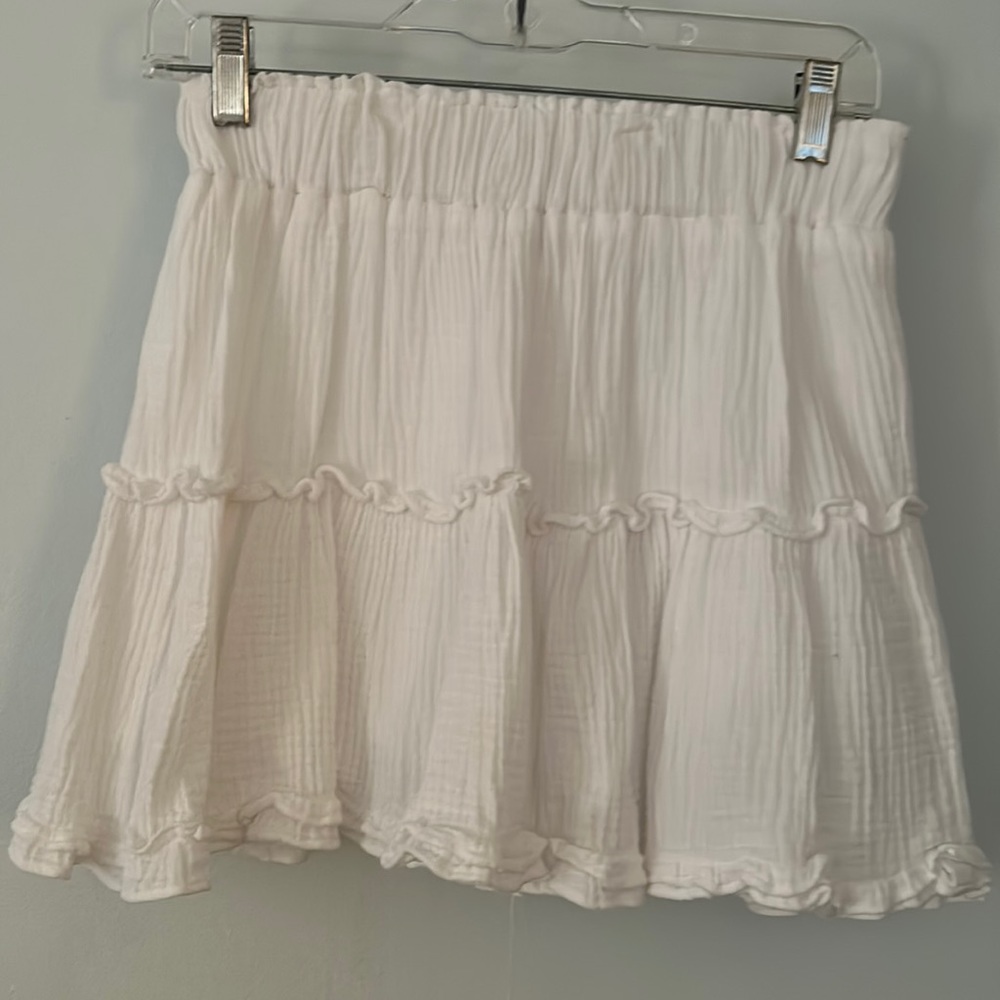 White Linen skirt